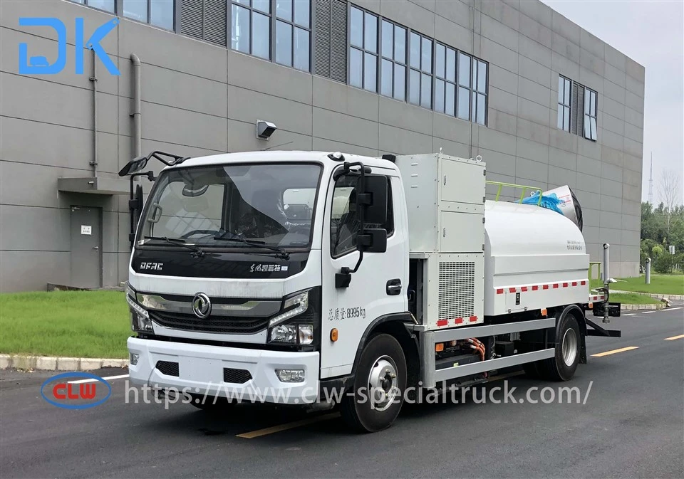 Wodór 9- Ton Trucka do tłumienia pyłu z przodu lewa elektryczna ciężarówka tłumienia pyłu